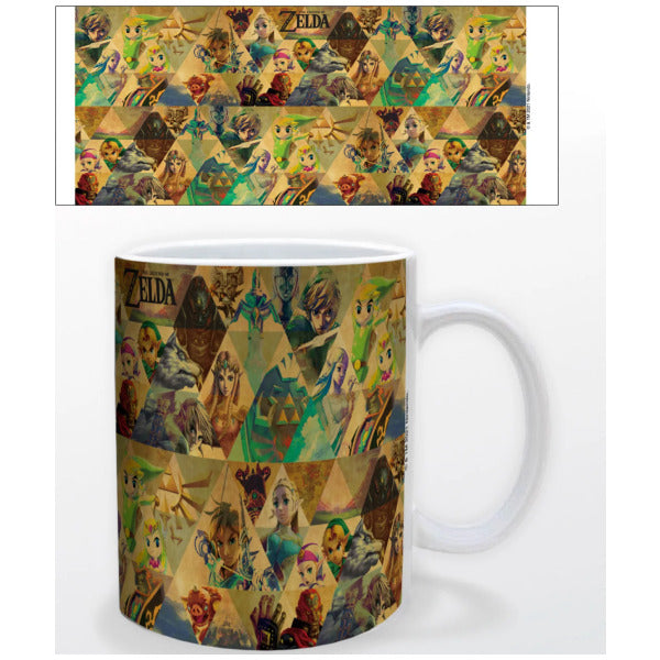 Legend Of Zelda Character Montage Ceramic Mug 11Oz