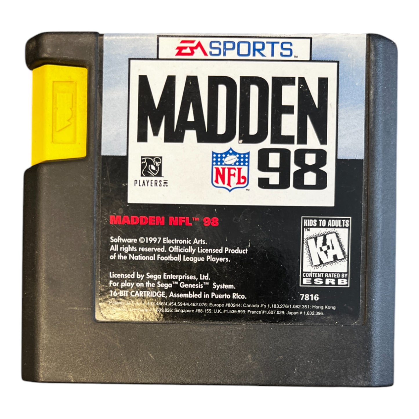 Madden NFL '98 (SegaGenesis)