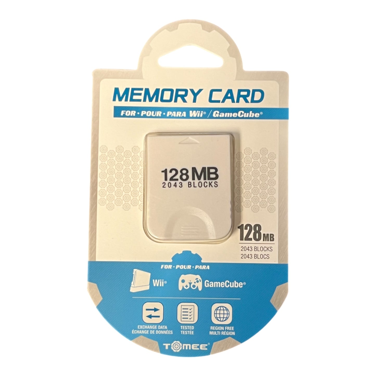 Memory Card 128 MB 2043 Blocks for Wii/GameCube