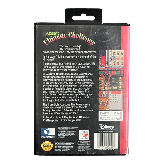 Mickey's Ultimate Challenge (Sega Genesis)