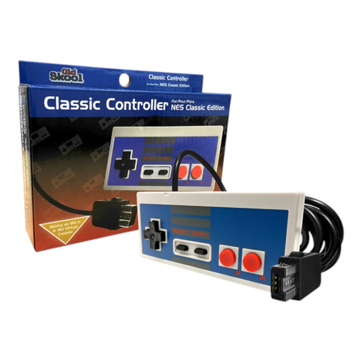 NES Wired Controller for NES Classic Edition- Classic Blue