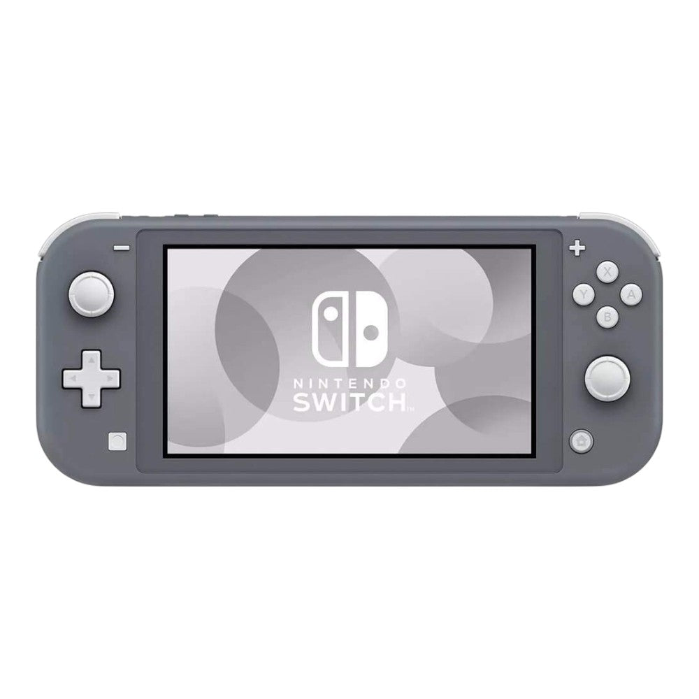 Gray Nintendo Switch Lite console on a white background