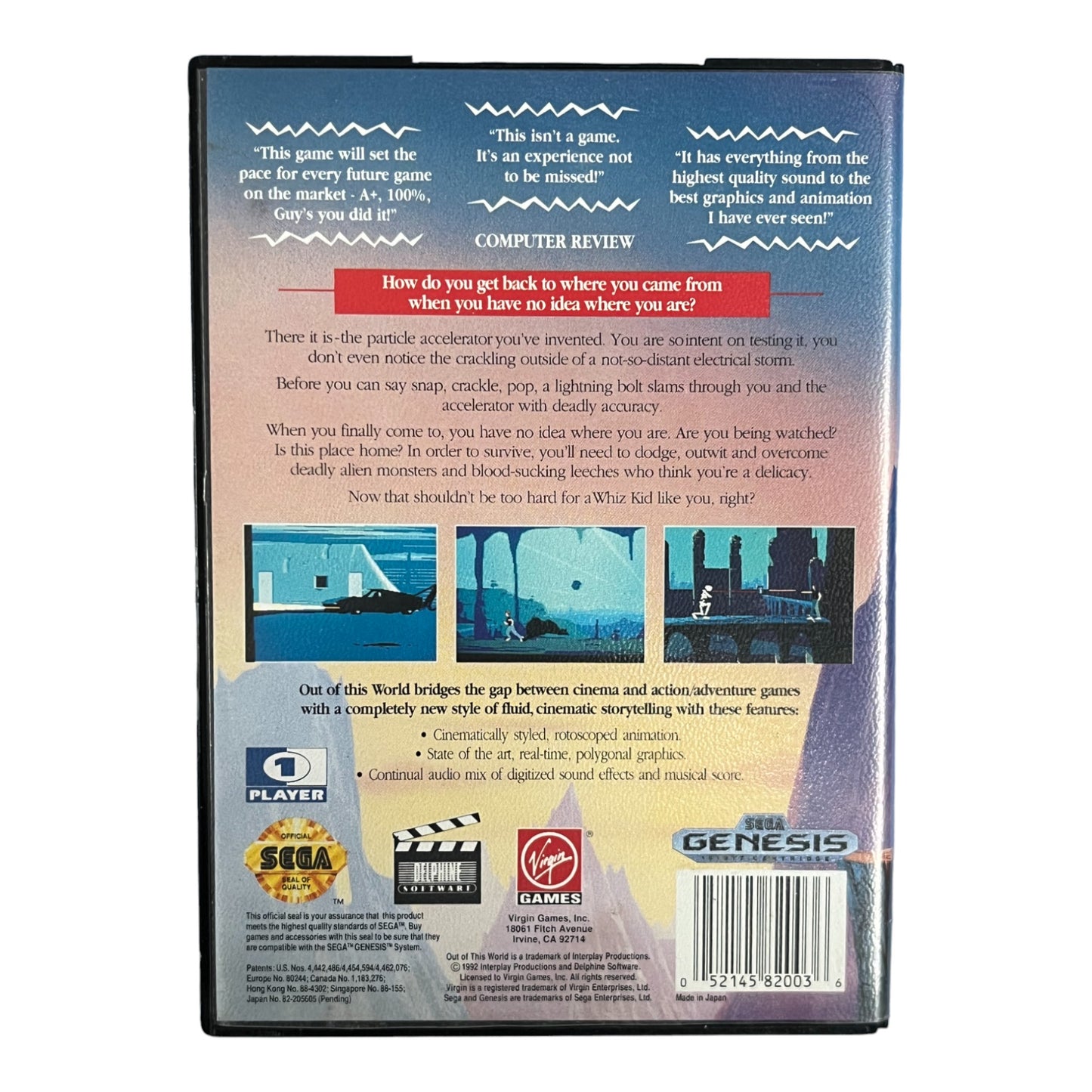 Out Of This World (Sega Genesis)