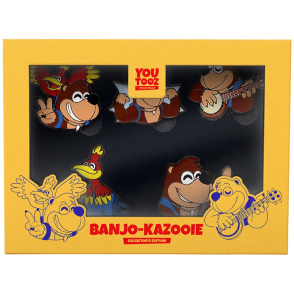 Banjo Kazooie - Banjo - Youtooz 5 Pin Set (Duo, Flex, Strum, Pack, Thumbs Up)