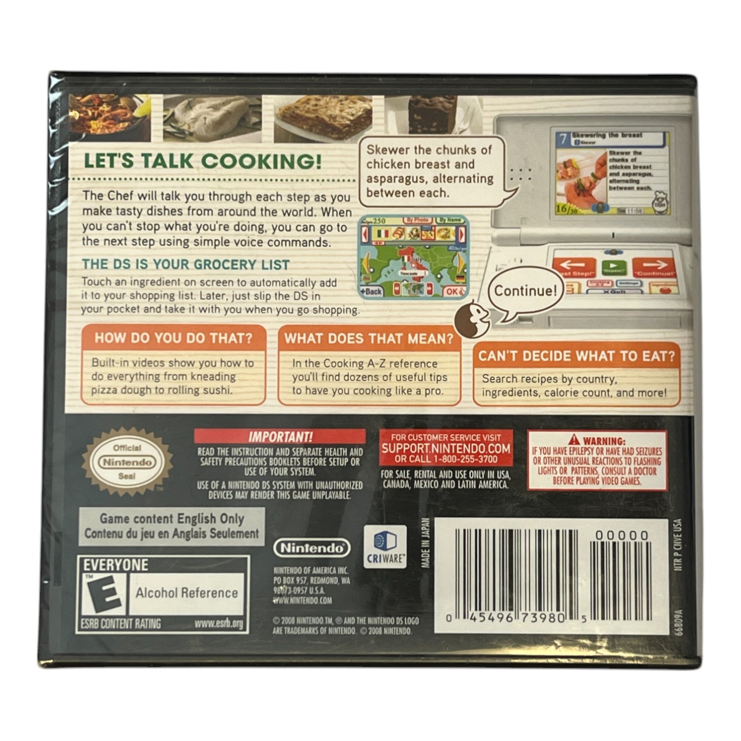 Personal Trainer Cooking (DS)