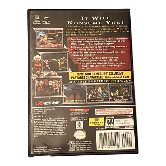 Mortal Kombat Deception (GC)
