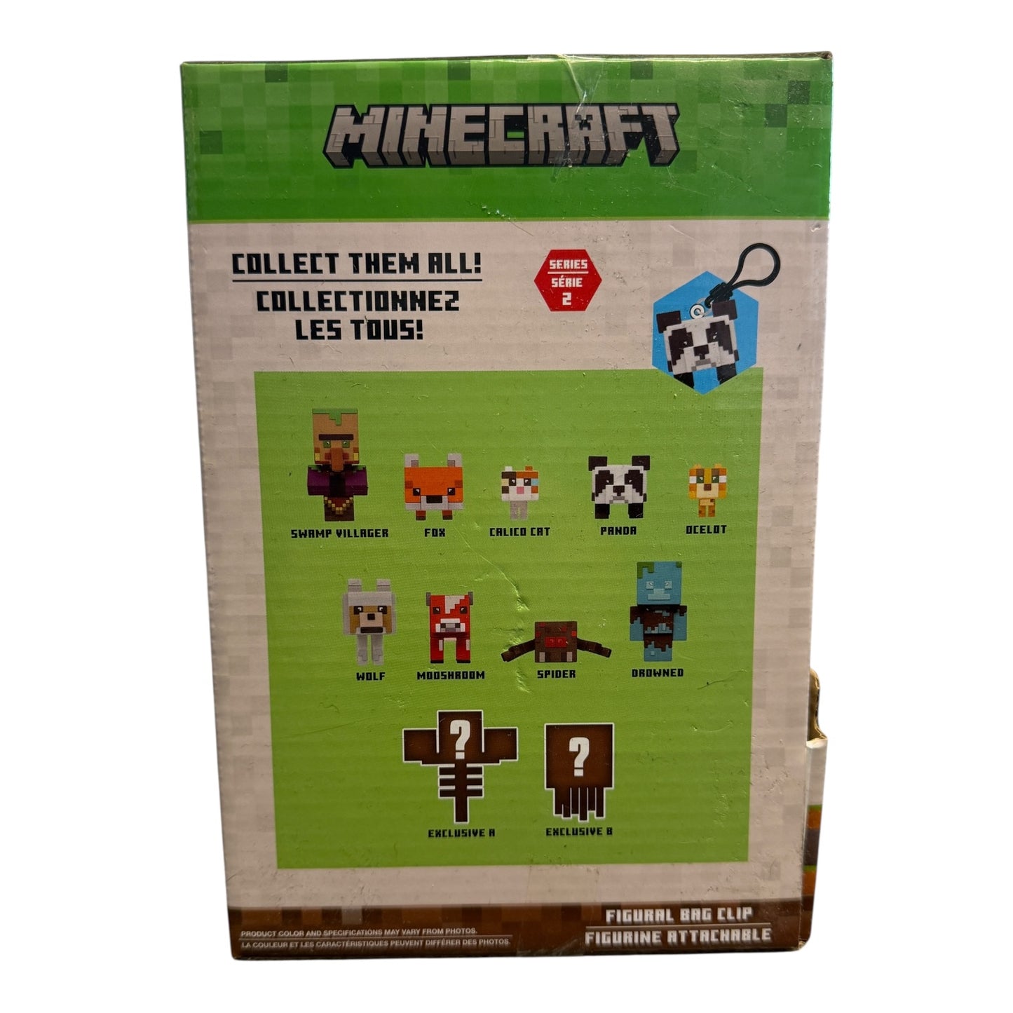 Minecraft 3D Mascot Bag Clip Keychain Blind Bag (Series 2)