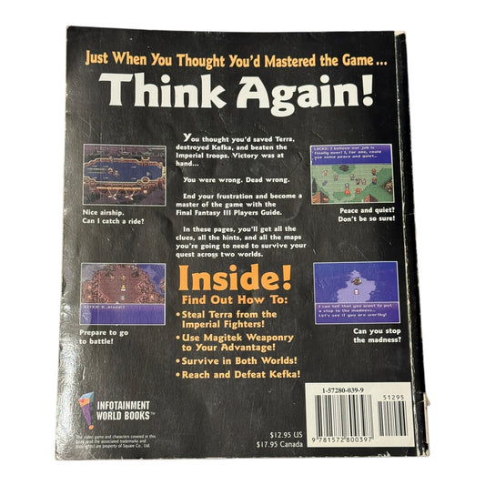 Final Fantasy III Players Guide by Peter Olafson