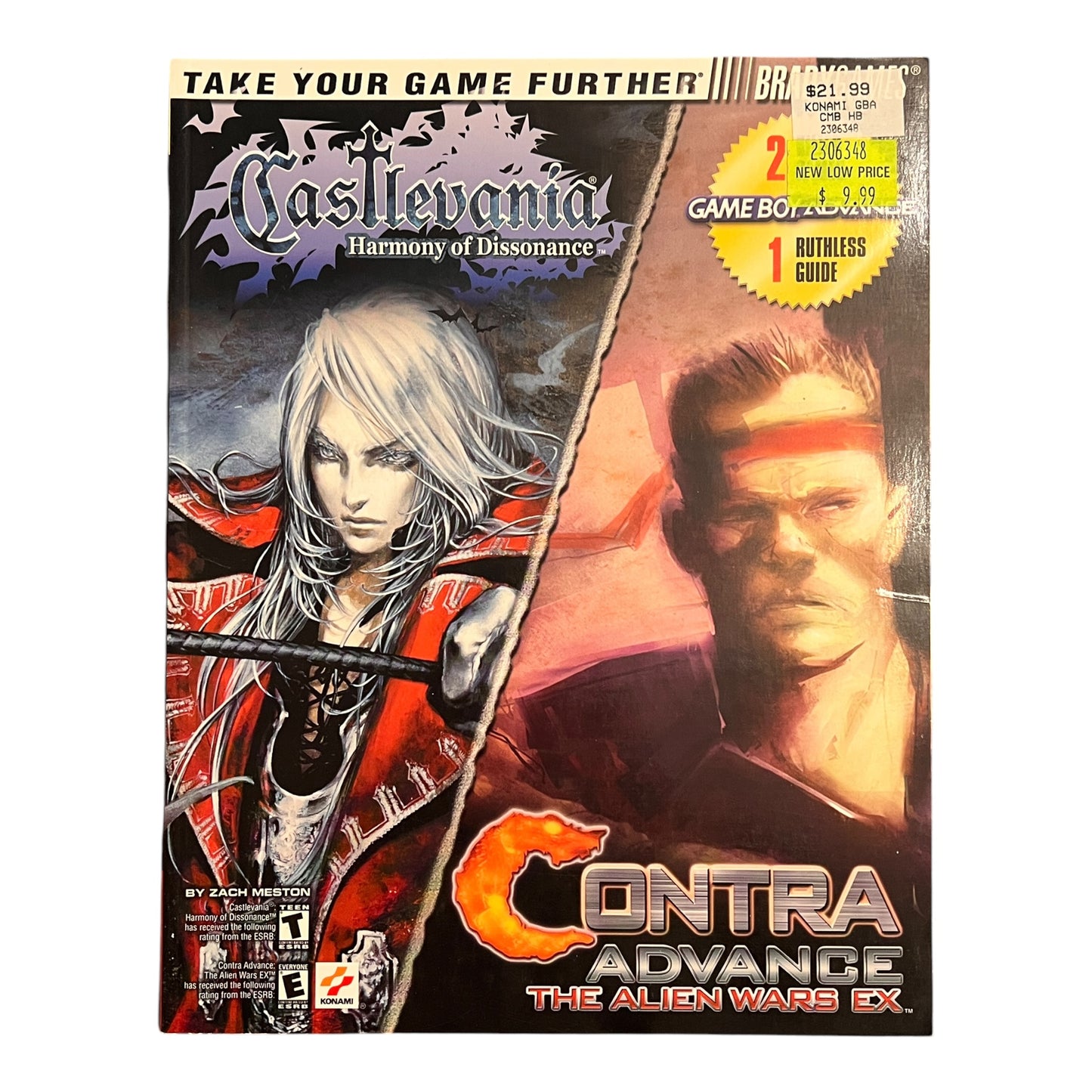 Castlevania Harmony of Dissonance / Contra Advance GBA Strategy Guide