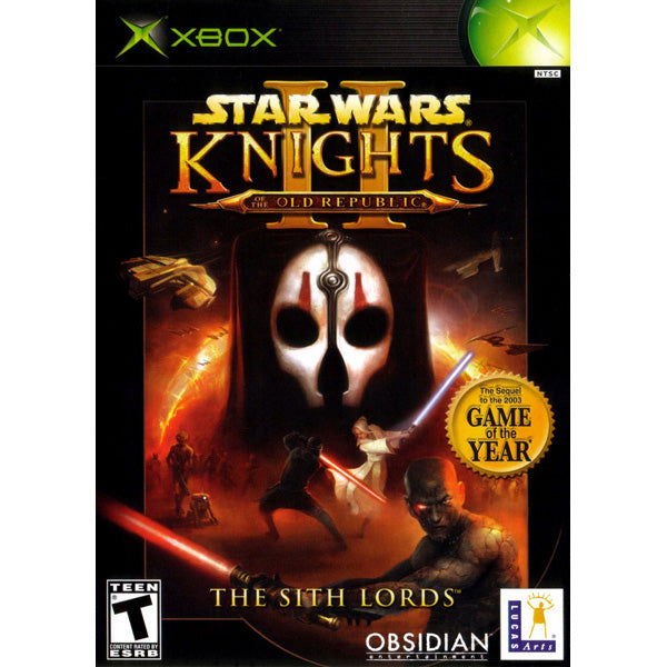 Star Wars: Knights of the Old Republic II game cover for Xbox