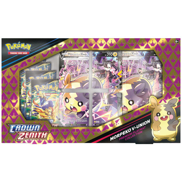 Pokemon TCG Pokemon Crown Zenith Morpeko V-Union Premium Playmat Collection