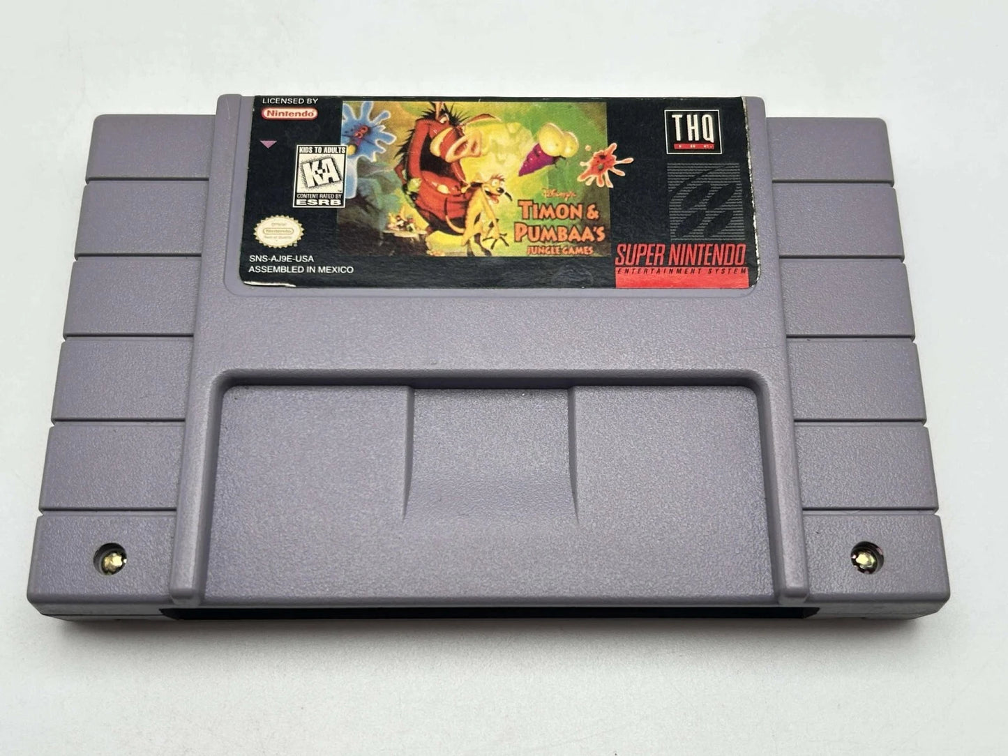 Timon and Pumbaa Jungle Games (SNES)