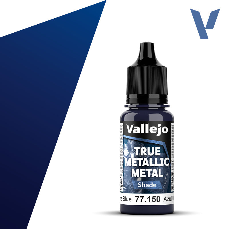 Vallejo - True Metallic Metal: Single Bottles – Ultramarine Blue System 18ml