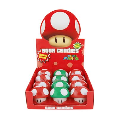 Super Mario: Mushroom Tin with Sour Candies