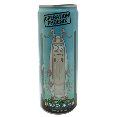 Rick and Morty Clone Energy Drink