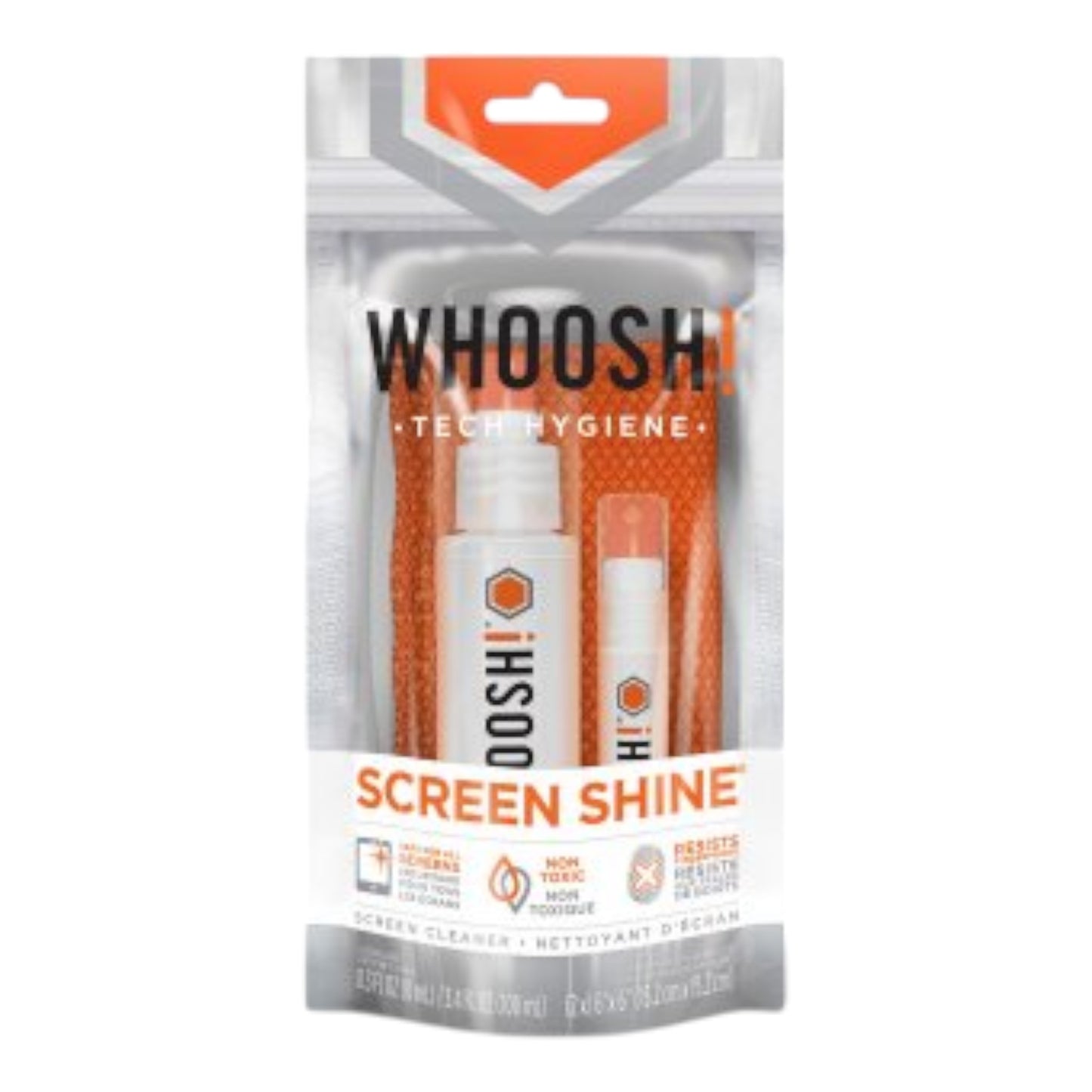 WHOOSH! Screen Shine Duo Desk Bottle and Pocket Sprayer