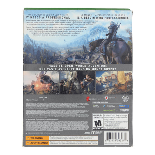 Witcher 3: Wild Hunt (Xbox One)