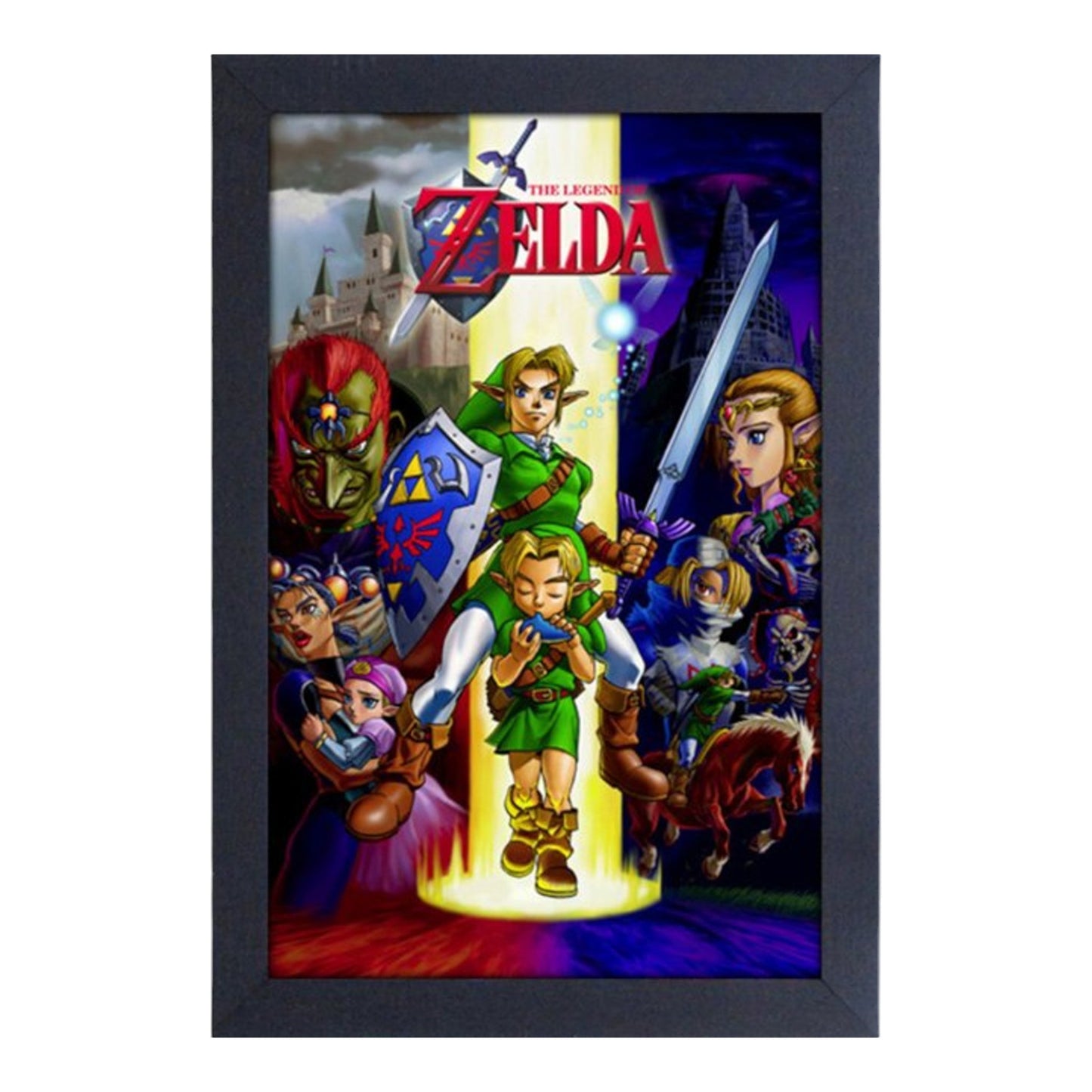Zelda - Ocarina Art 11″X17″ Framed Print