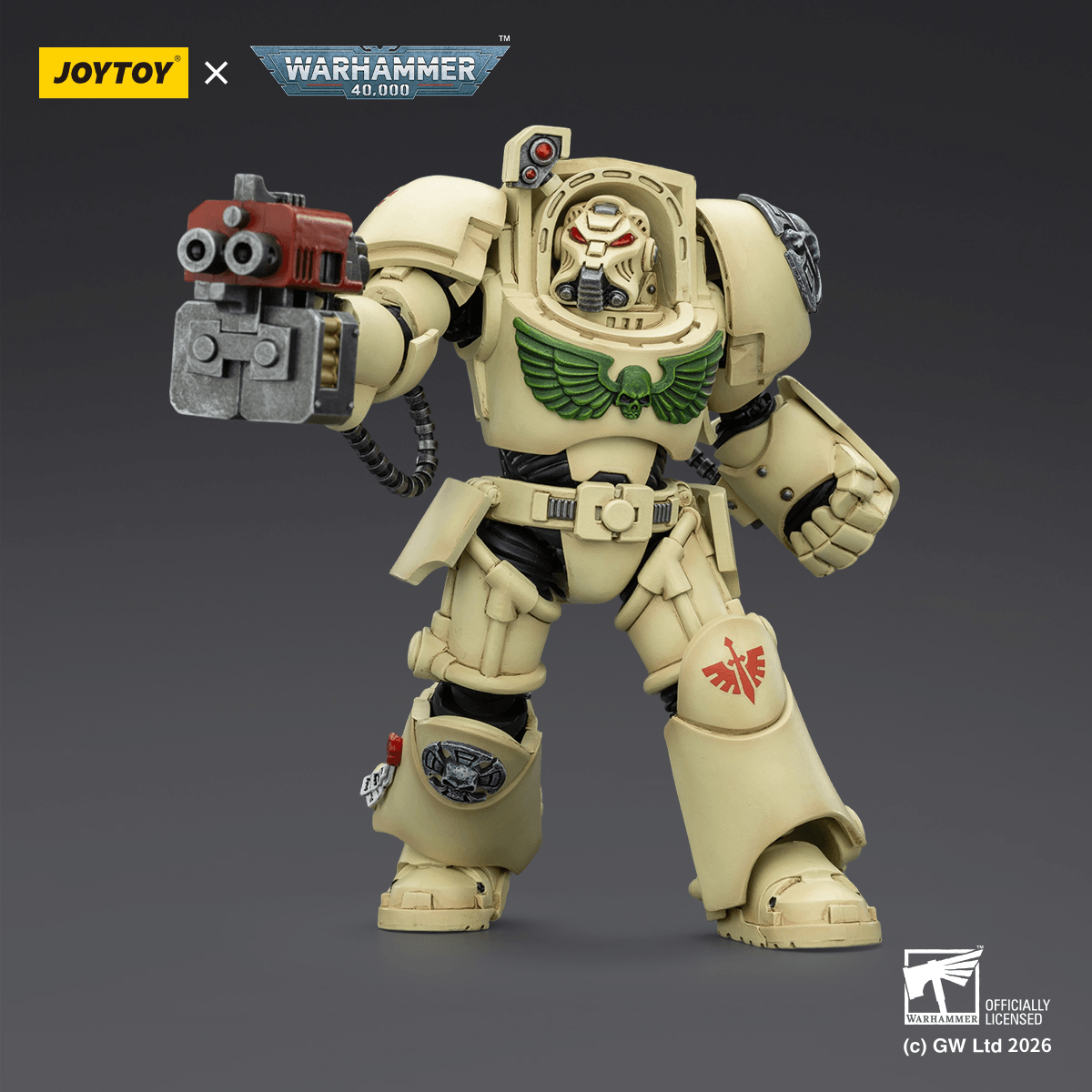 JOYTOY - Dark Angels Deathwing Terminator 2 with Power Fist and Storm Bolter