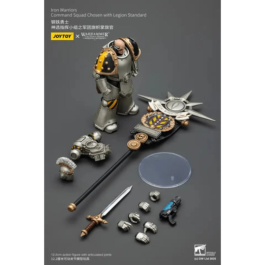 JOYTOY - Iron Warriors Command Squad Chosen with Legion Standard