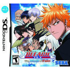 Cover of 'Bleach: The Blade of Fate' game for Nintendo DS featuring characters from the anime.