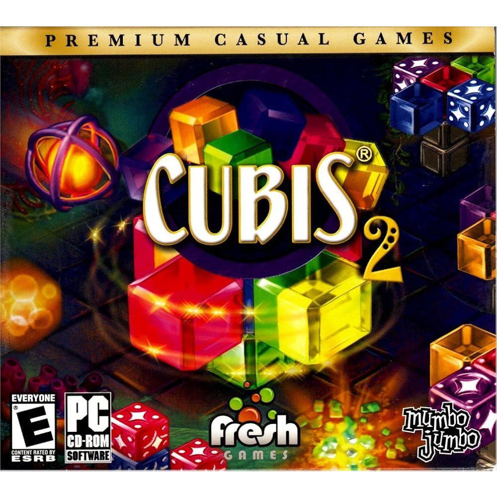 Cubis 2 game cover with colorful cubes and game branding.