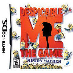Despicable Me game cover for Nintendo DS with Minions