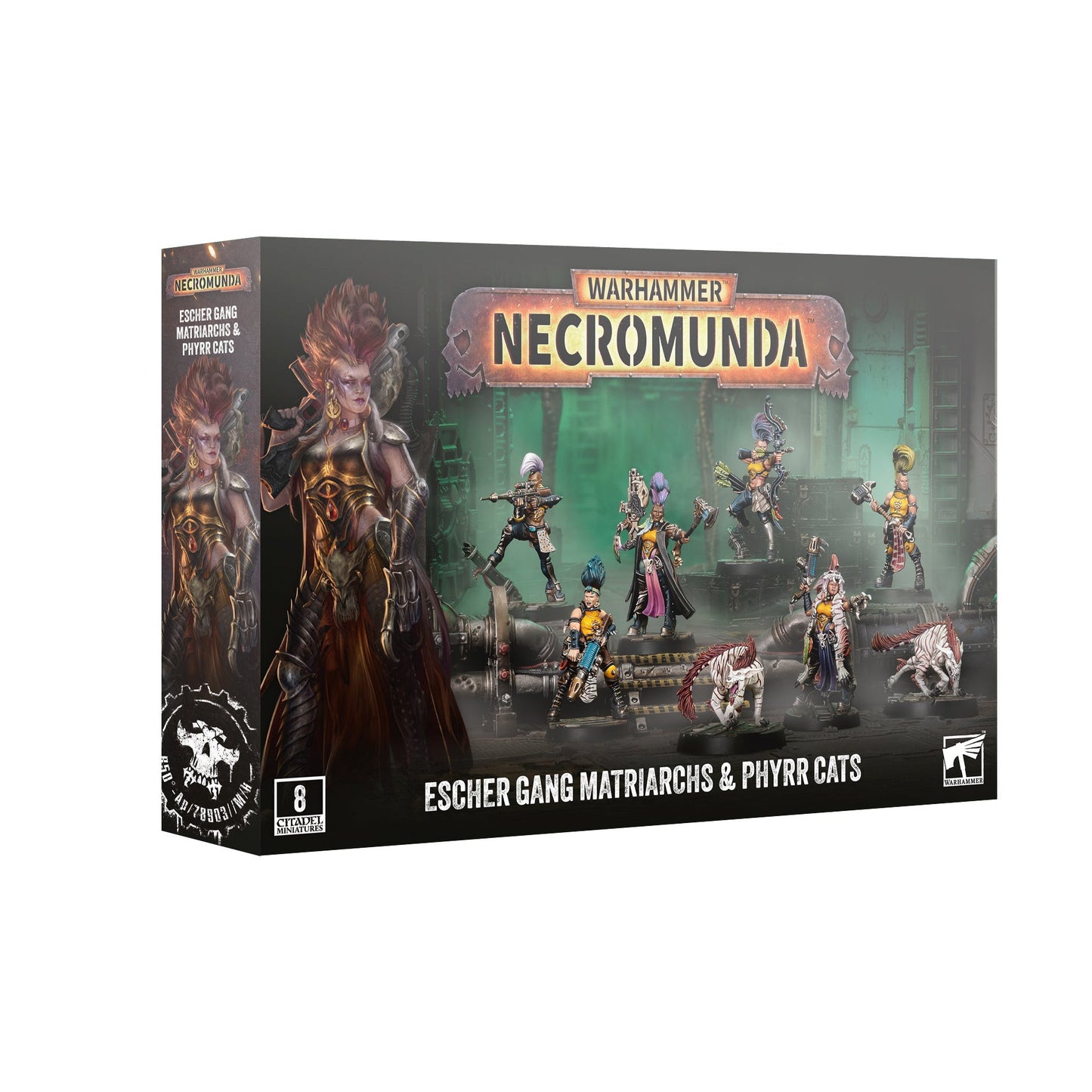 Necromunda - Escher Gang Matriarchs & Phyrr Cats (PRE-ORDER RELEASES SEPT 19TH)