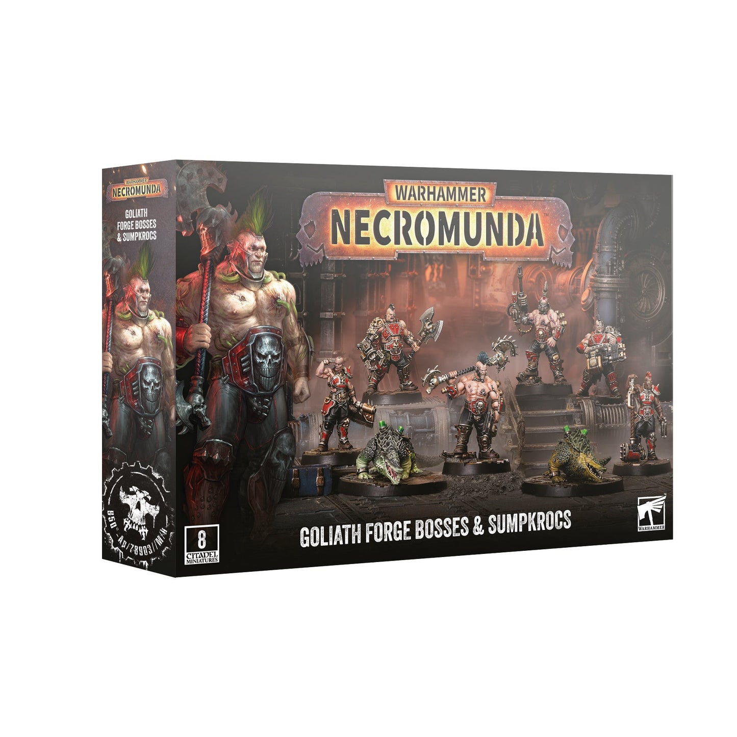 Necromunda - Goliath Forge Bosses & Sumpkrocs (PRE-ORDER RELEASES SEPT 19TH)
