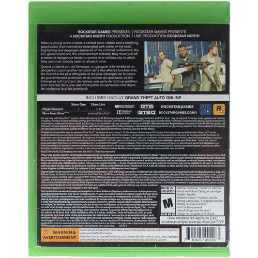 Grand Theft Auto V (Xbox One)