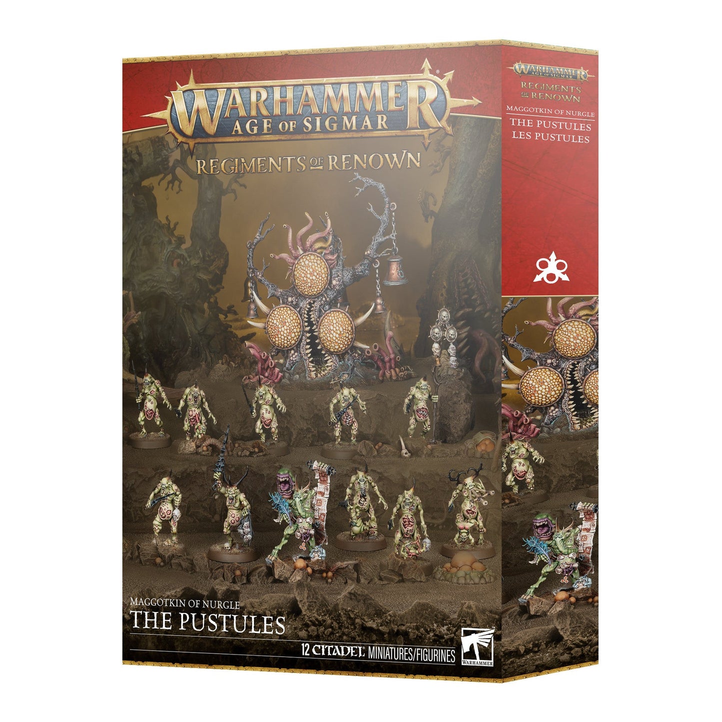 Age of Sigmar: Regiment of Renown Maggotkin of Nurgle The Pustules (PRE-ORDER RELEASES JAN 17TH)