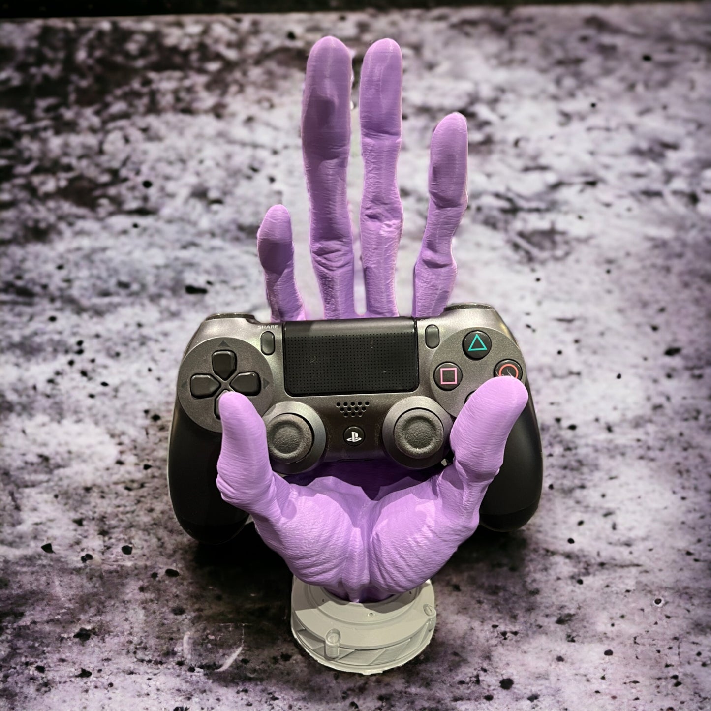 Alien Hand Controller Stand 3D Printed