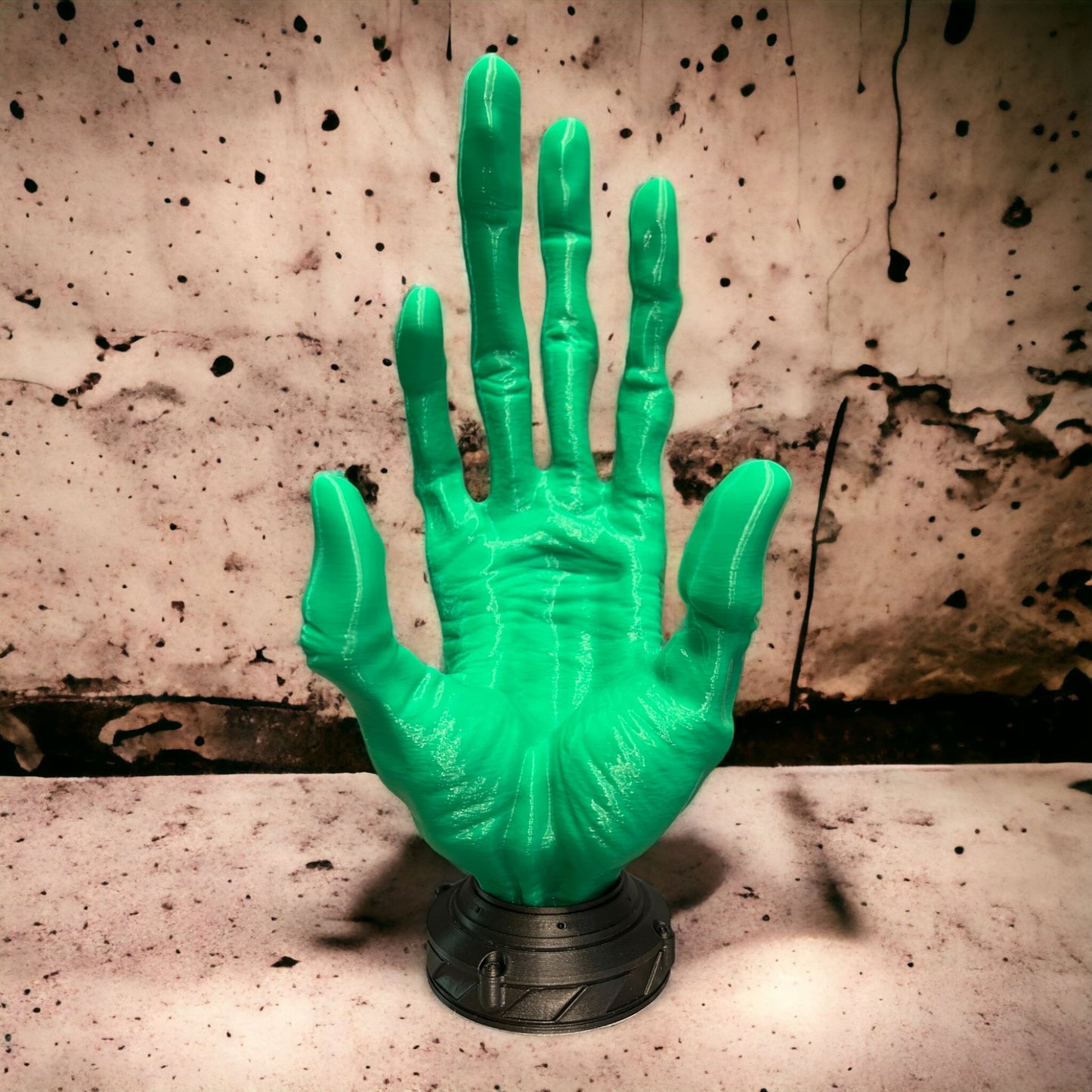 Alien Hand Controller Stand 3D Printed