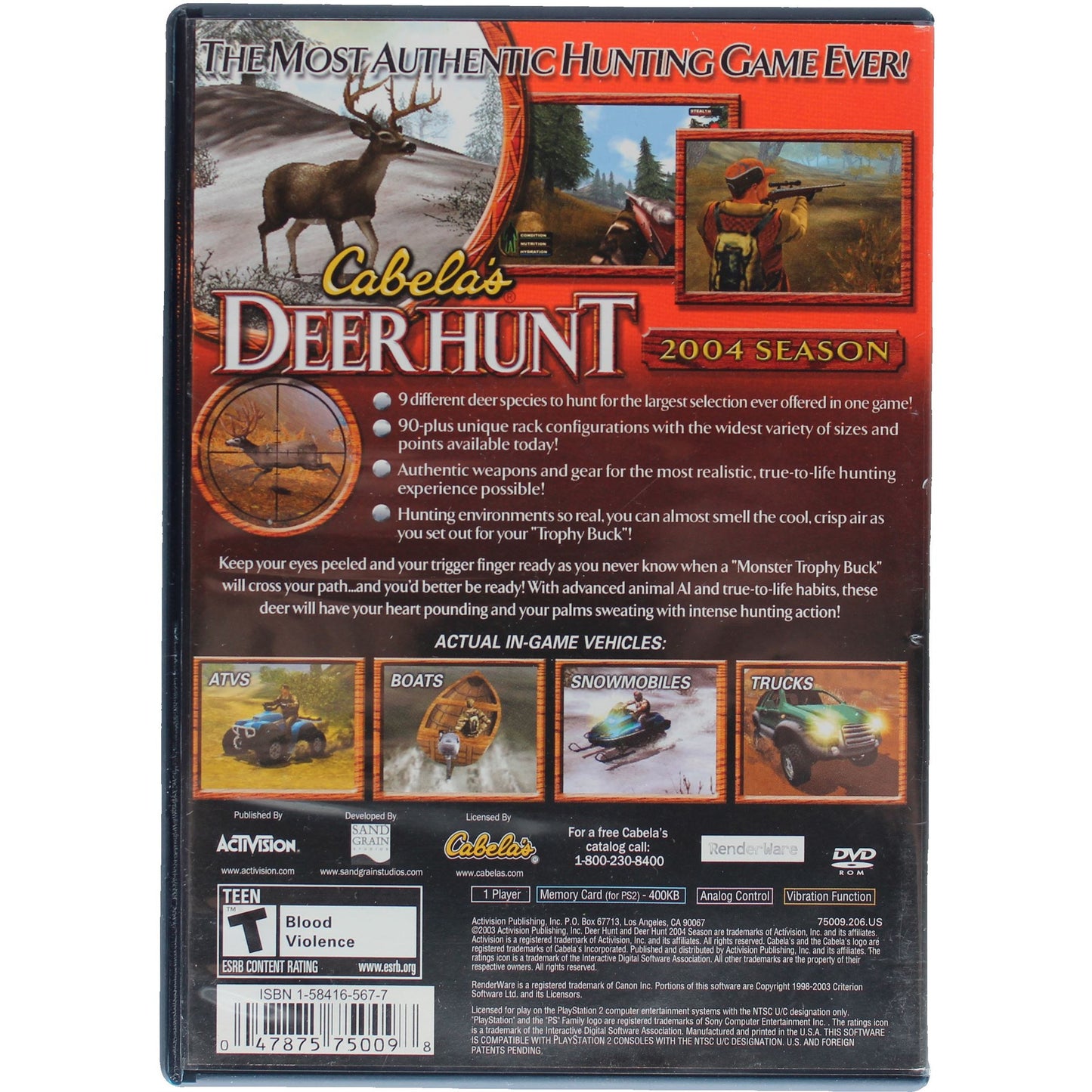 Cabela's Deer Hunt: 2004 Season (PS2)