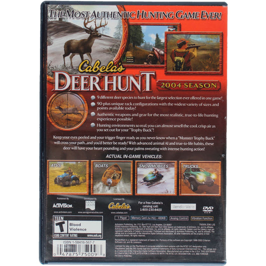 Cabela's Deer Hunt: 2004 Season (PS2)