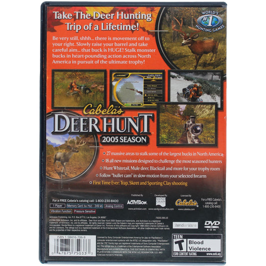 Cabela's Deer Hunt: 2005 Season (PS2)