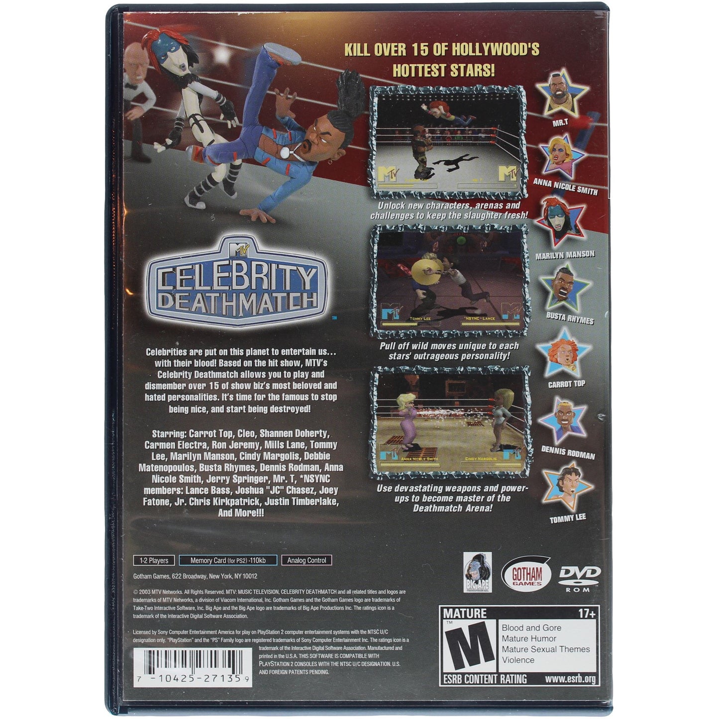 MTV Celebrity Deathmatch (PS2)
