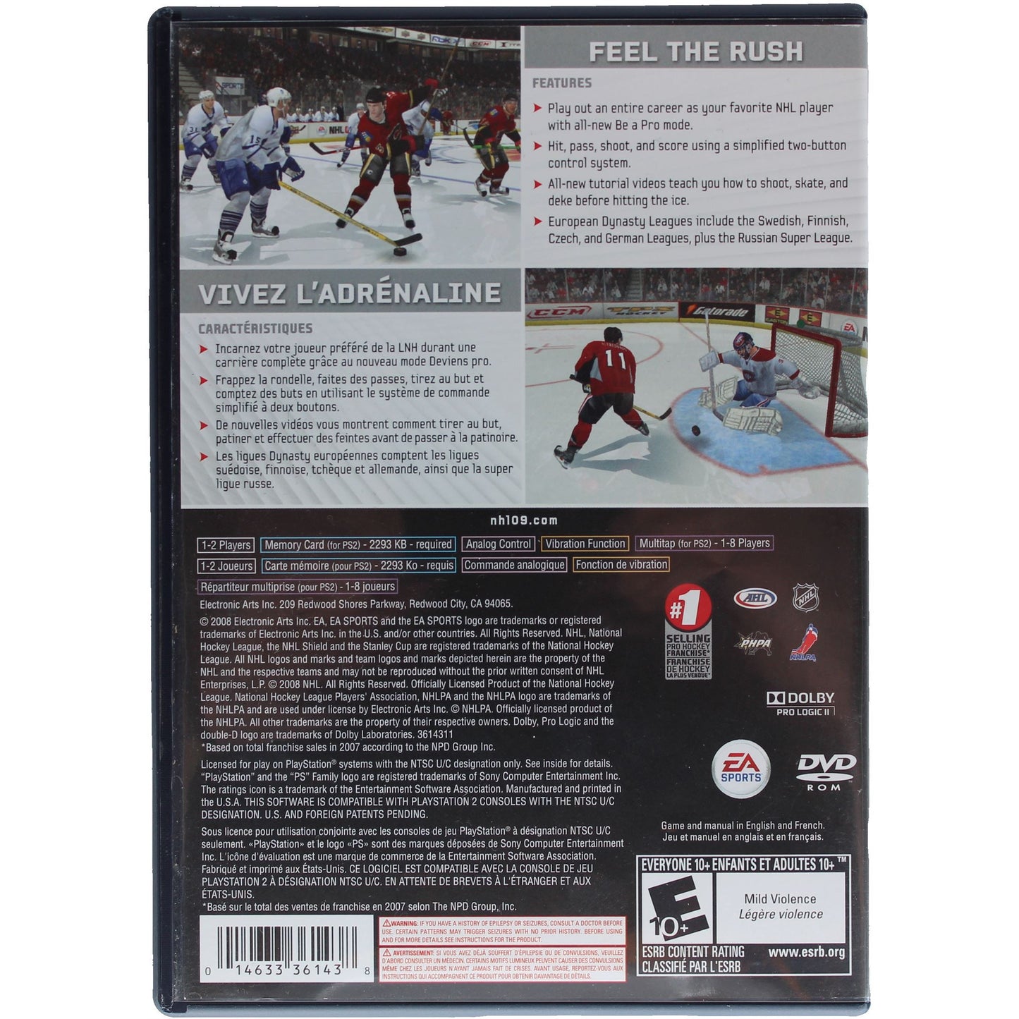 NHL 09 (PS2)