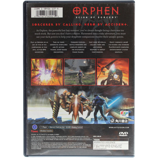 Orphen Scion Of Sorcery (PS2)