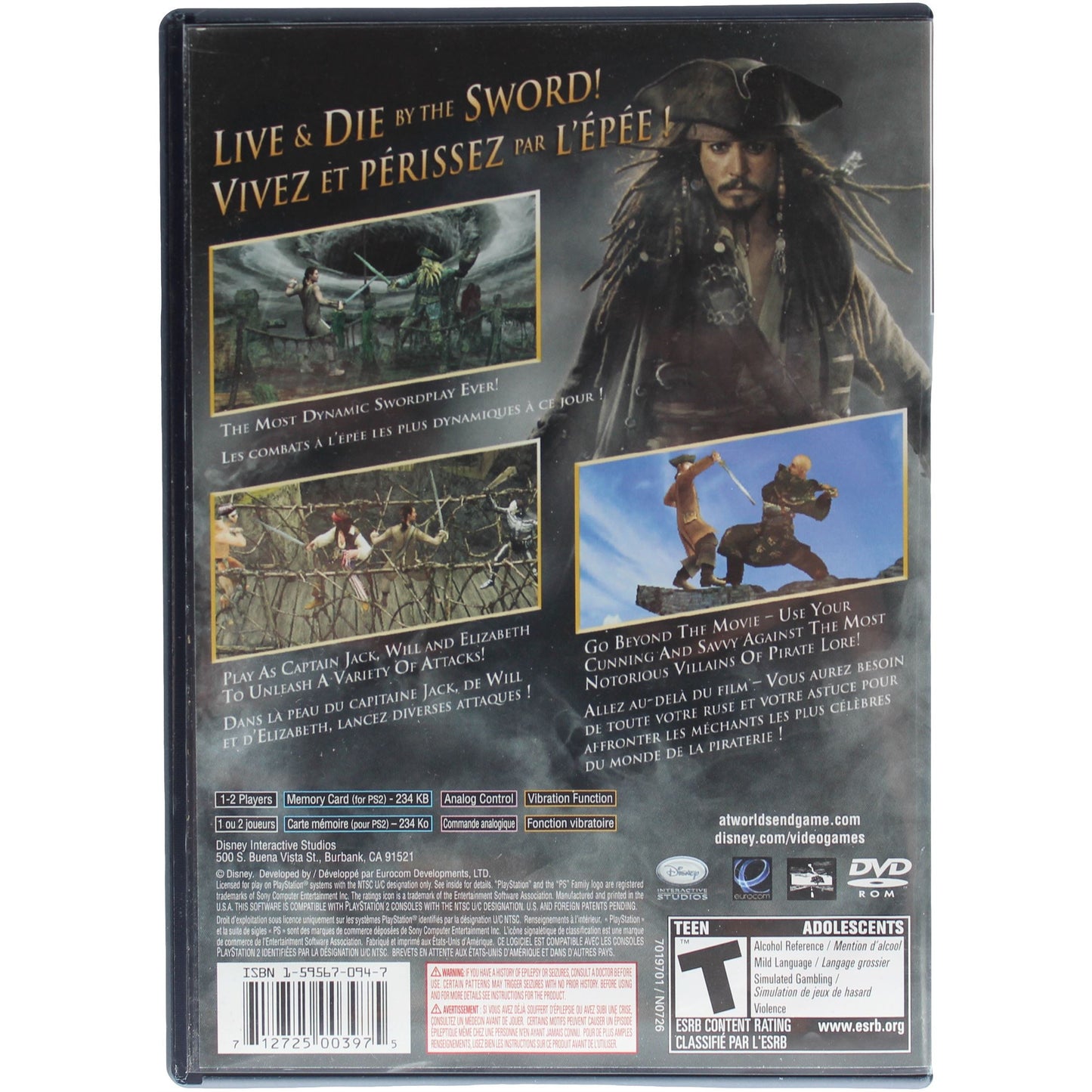 Pirates of The Caribbean: At Worlds End (PS2)
