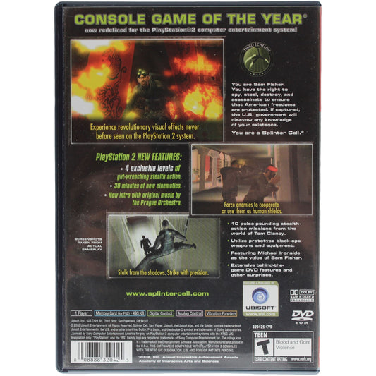 Splinter Cell: Stealth Action Redefined (PS2)