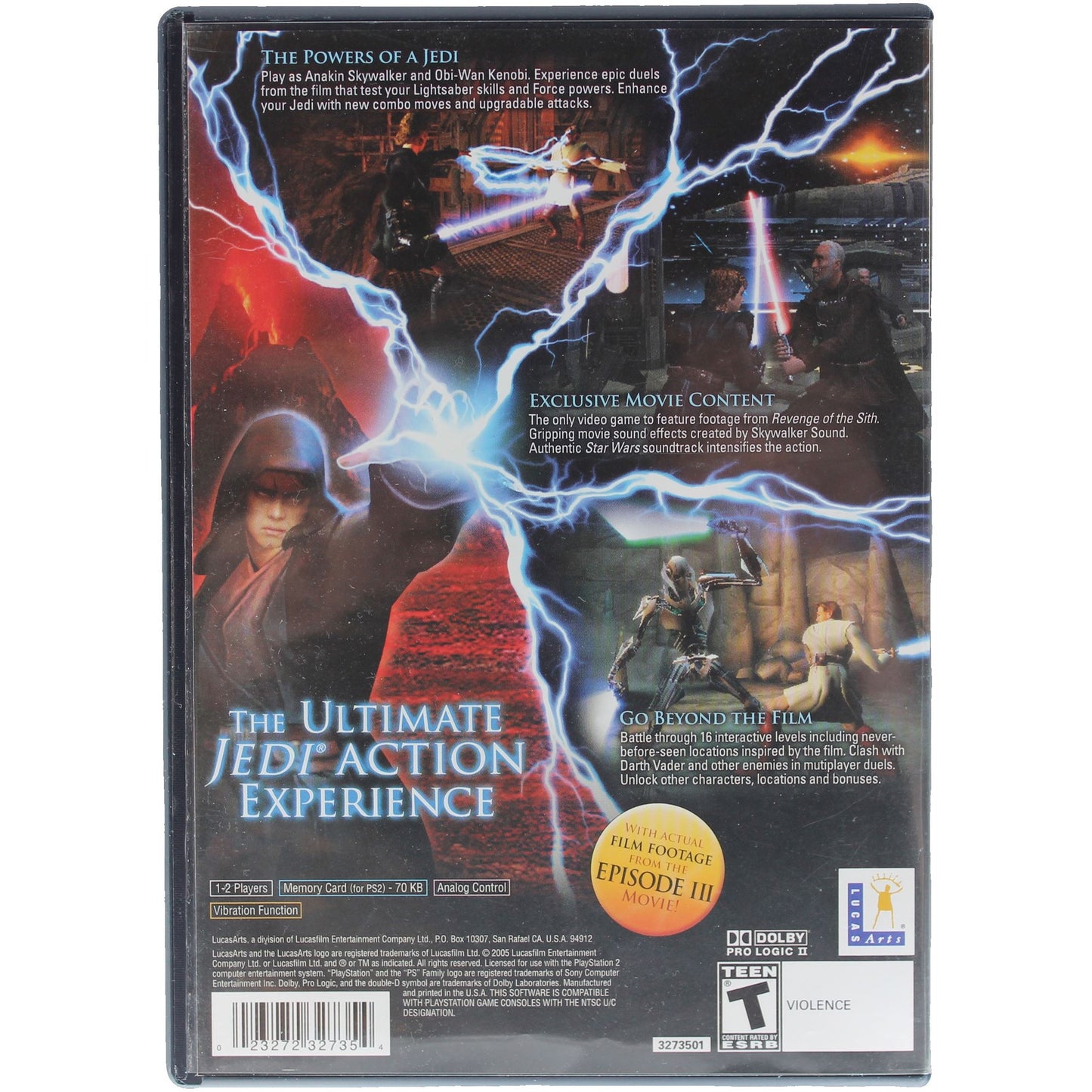 Star Wars Episode III: Revenge Of The Sith (PS2)