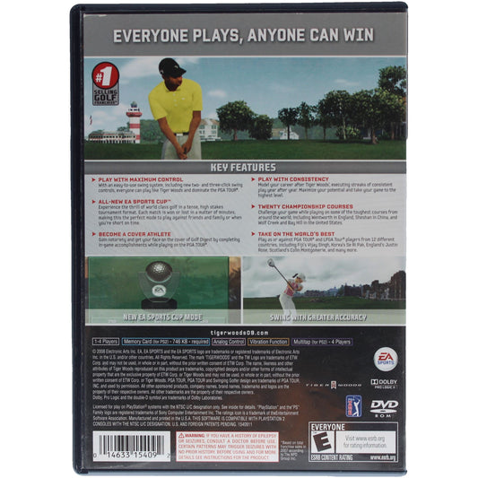 Tiger Woods PGA Tour 09 (PS2)