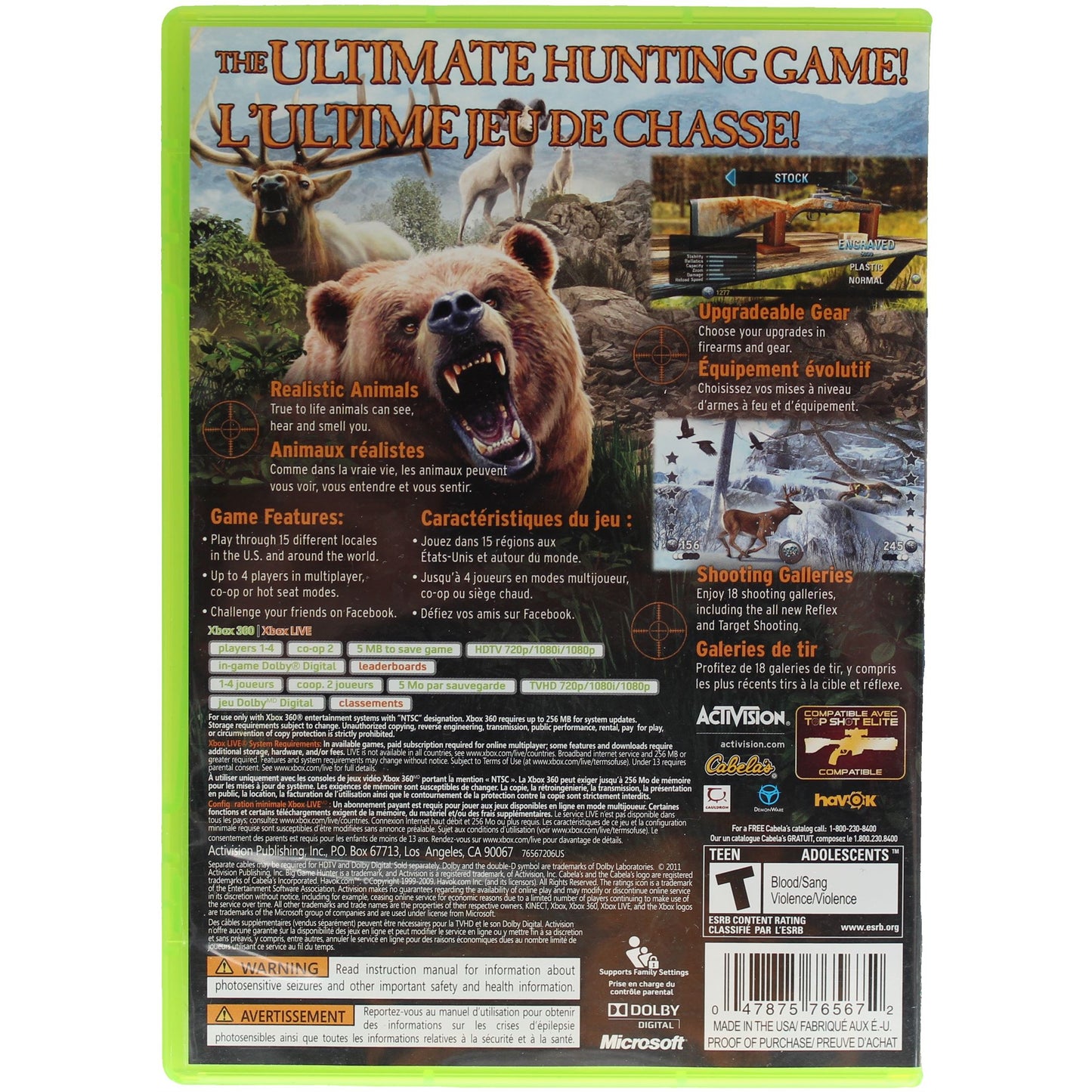 Cabela's Big Game Hunter 2012 (360)
