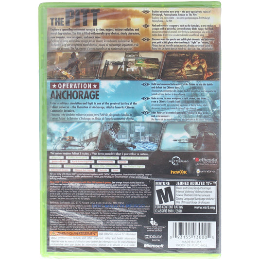 Fallout 3: Game Add-On Pack The Pitt And Operation: Anchorage - Sealed