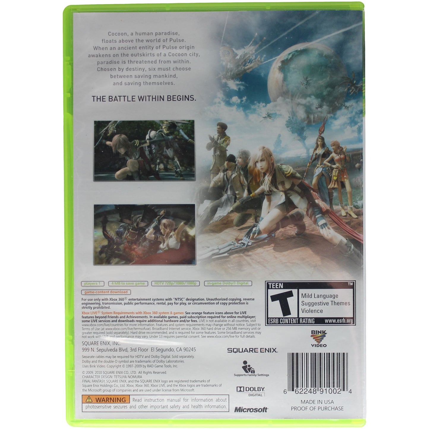 Final Fantasy XIII (Xbox 360)