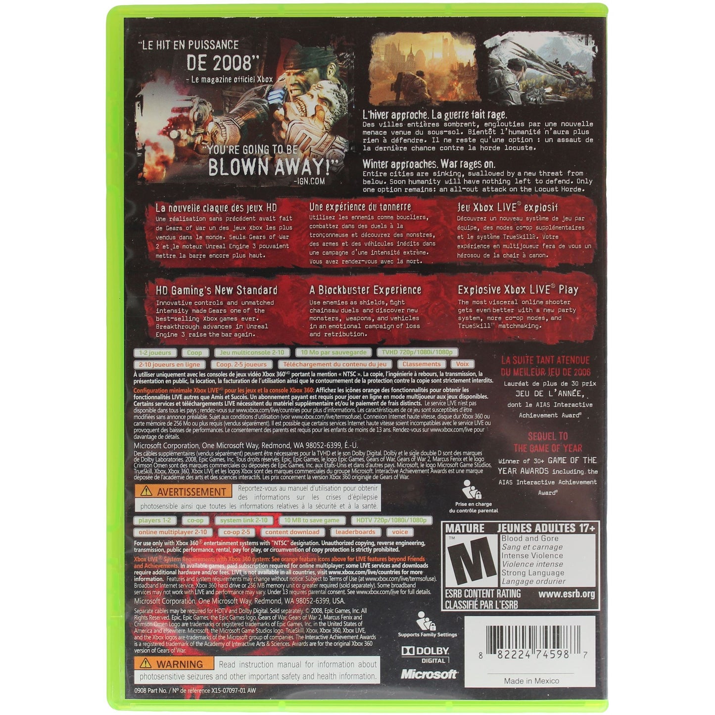 Gears Of War 2 (Xbox360)
