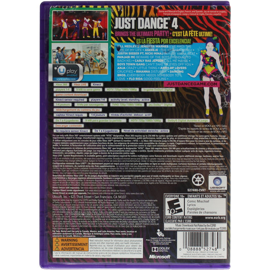 Just Dance 4 (Xbox 360)