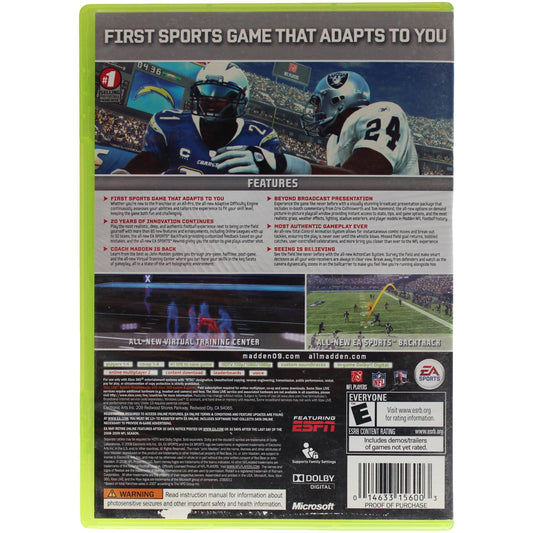 Madden NFL 09 (Xbox360)