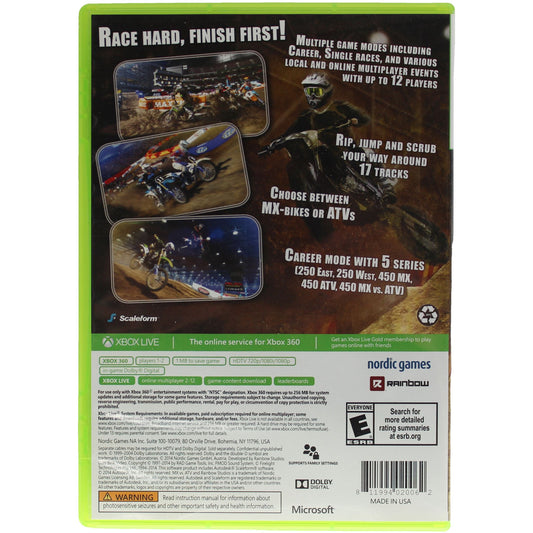 MX Vs. ATV: Supercross (Xbox360)